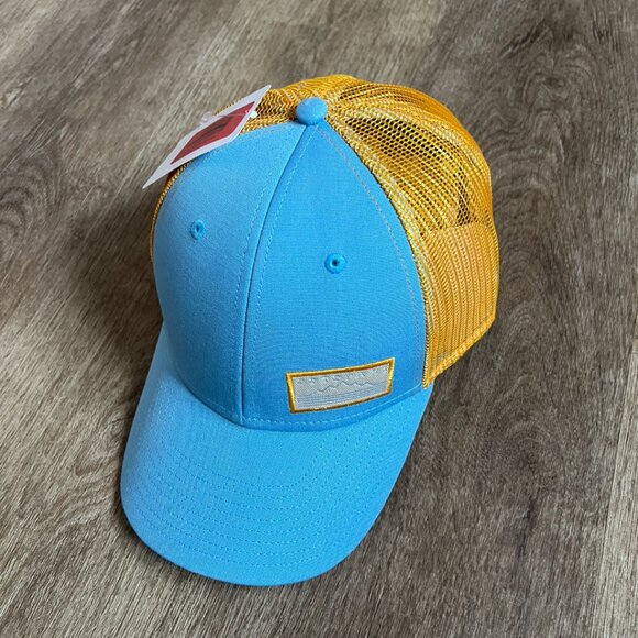 Cotopaxi Horizon Line Trucker Hat - Sky Blue/Sunset - NWT - Picture 1 of 6
